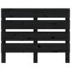 vidaXL Cadre de lit sans matelas noir 75x190 cm bois de pin massif