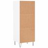 vidaXL Armoire &agrave; chaussures Blanc brillant 40x36x105cm Bois ing&eacute;nierie