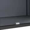 vidaXL Rangement de cuisine Anthracite 60 x 50 x 92 cm Acier
