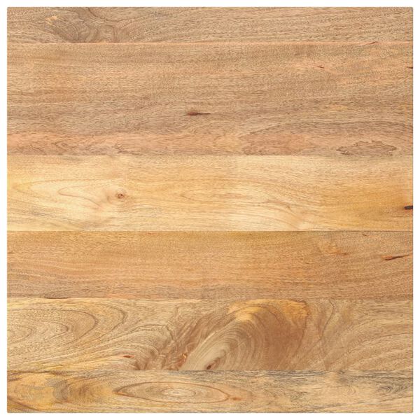 vidaXL Dessus de table 80x80x3,8 cm carré bois massif manguier