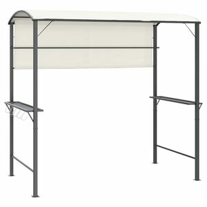 vidaXL Belv&eacute;d&egrave;re avec toit 220x110x200 cm Cr&egrave;me