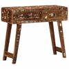 vidaXL Table console 90x32x75 cm bois massif de r&eacute;cup&eacute;ration