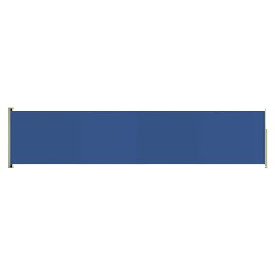vidaXL Auvent latéral rétractable de patio 140x600 cm Bleu