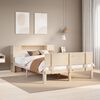 vidaXL Lit biblioth&egrave;que sans matelas 120x190 cm bois de pin massif