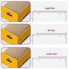 vidaXL Cabinet de Dossier Jaune moutarde 44 x 50 x 106.5 cm