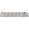 vidaXL Cadre de lit sans matelas sonoma gris 90x190 cm