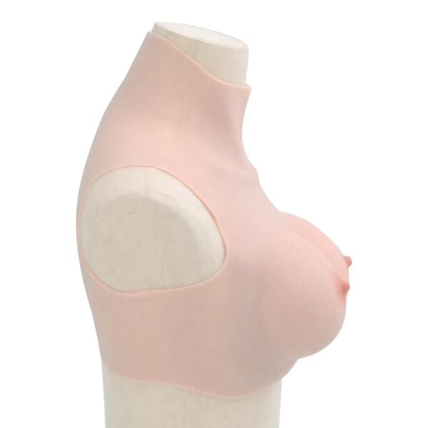 vidaXL Plastron en silicone caucasien coupe E