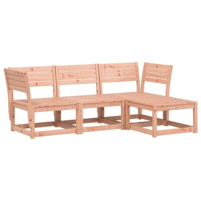 vidaXL Salon de jardin 4 pcs bois massif douglas