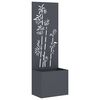 vidaXL &Eacute;cran de confidentialit&eacute; de jardin Anthracite 50 x 150 cm