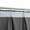 vidaXL Rideaux occultants et crochet 2pcs Velours Anthracite 140x245cm