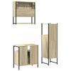 vidaXL Ensemble de meubles de salle de bain 3 pcs ch&ecirc;ne sonoma