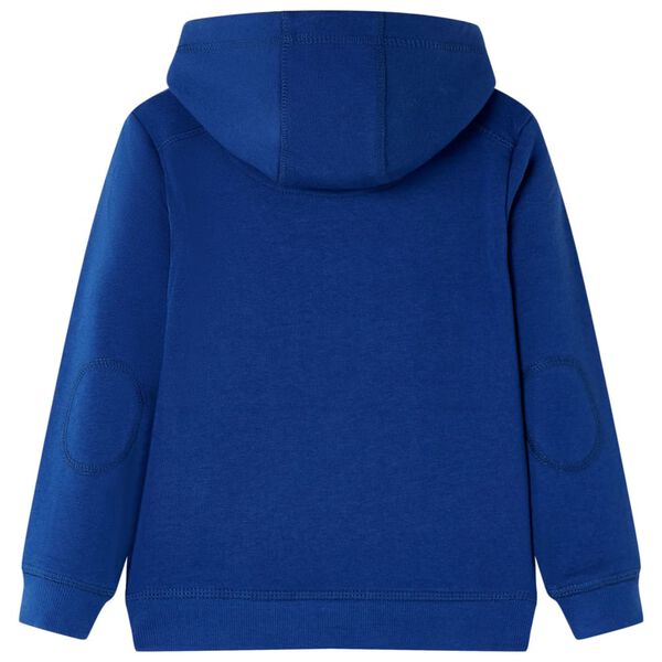 Sweatshirt &agrave; capuche pour enfant bleu fonc&eacute; 116