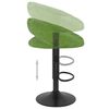 vidaXL Tabourets de bar lot de 2 vert clair velours