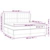 vidaXL Sommier &agrave; lattes de lit avec matelas Rose 200x200 cm Velours