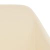 vidaXL Chaises &agrave; manger lot de 4 Cr&egrave;me Velours