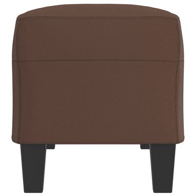 vidaXL Banc Marron 100x35x41 cm Similicuir