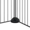 vidaXL Cage animaux de compagnie &agrave; 28 panneaux et porte Noir 35x35 cm