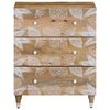 vidaXL Buffet 60x33,5x75 cm bois de manguier massif