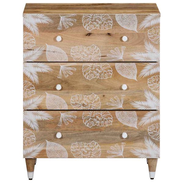 vidaXL Buffet 60x33,5x75 cm bois de manguier massif