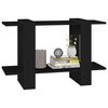 vidaXL Biblioth&egrave;que/S&eacute;parateur de pi&egrave;ce Noir 80x30x51 cm