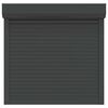 vidaXL Volet roulant aluminium 100x100 cm anthracite