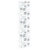 vidaXL Store enrouleur de douche 80x240 cm largeur du tissu 76 cm
