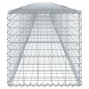 vidaXL Panier gabion avec couvercle 900x50x50 cm fer galvanisé
