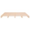 vidaXL Lit de palette 140x190 cm bois de pin massif