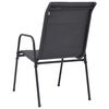 vidaXL Mobilier de salle &agrave; manger d'ext&eacute;rieur 9 pc Acier