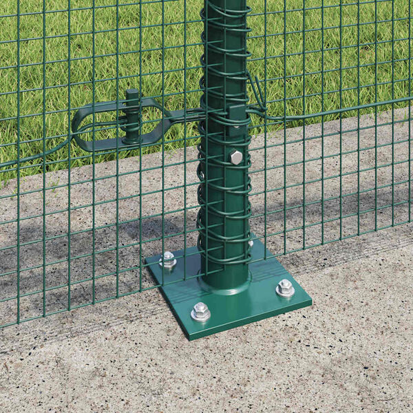vidaXL Poteau de cl&ocirc;ture. Vert 50 x 0,6 m (treillis 16 x 16 mm)