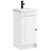 vidaXL Meuble de salle de bain avec &eacute;vier Blanc 42 x 40 x 84,5 cm