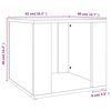 vidaXL Table de chevet Blanc 41x40x36 cm Bois d&rsquo;ing&eacute;nierie