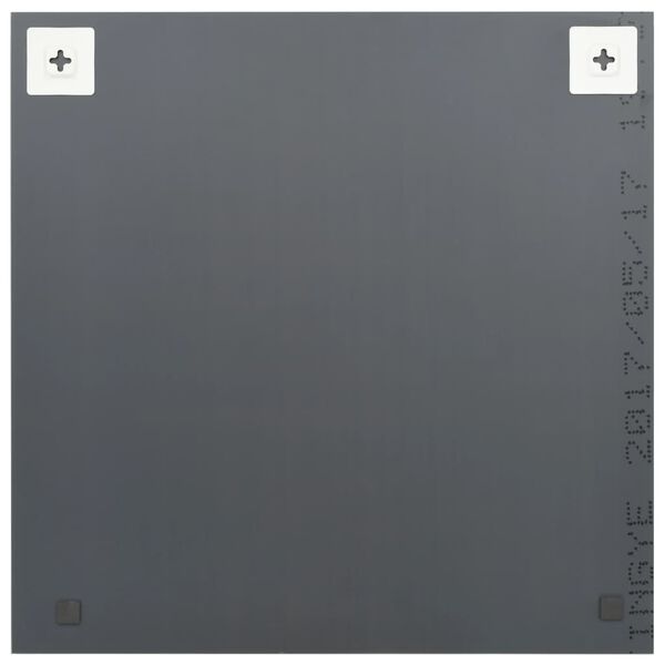 vidaXL Miroirs muraux 2 pcs 50x50 cm Carr&eacute; Verre