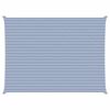 vidaXL Voile d'ombre Bleu et Blanc 8 x 6 m 100 % polyester Oxford
