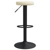 vidaXL Tabourets de bar lot de 2 crème velours