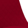 vidaXL Chaises pivotantes &agrave; manger lot de 6 Rouge Velours