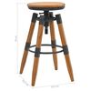 vidaXL Tabourets de bar lot de 2 bois de sapin solide
