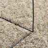 vidaXL Tapis ISTAN &agrave; poils longs aspect brillant beige 160x230 cm