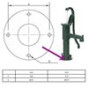 vidaXL Pompe &agrave; eau manuelle de jardin Fonte