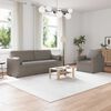 vidaXL Canap&eacute; 180cm 2 pcs Taupe M&eacute;tал