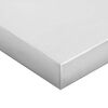 vidaXL &Eacute;tag&egrave;res murales 2 pcs 50x40x3 cm argent&eacute; acier inoxydable