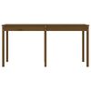 vidaXL Table de jardin marron miel 159,5x82,5x76 cm bois massif de pin