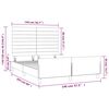 vidaXL Cadre de lit sans matelas gris clair 140x200 cm velours
