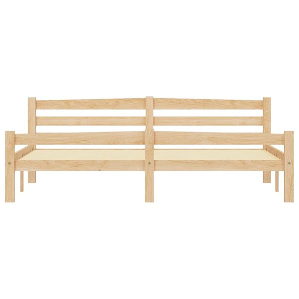 vidaXL Cadre de lit sans matelas bois massif de pin 180x200 cm