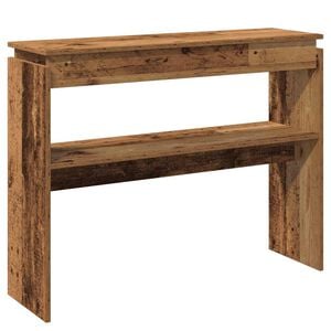 vidaXL Table console vieux bois 102x30x80 cm bois d'ing&eacute;nierie