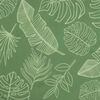 vidaXL Coussins de palette lot de 2 motif de feuilles tissu
