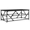 vidaXL Table basse Noir 100x50x40 cm Bois d'ing&eacute;nierie