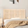 vidaXL T&ecirc;te de lit murale 126x3x63 cm Bois massif de pin
