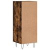vidaXL Buffet Ch&ecirc;ne fum&eacute; 34,5x34x90 cm Bois d'ing&eacute;nierie