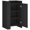 vidaXL Buffet noir 45x35x75 cm bois d&rsquo;ing&eacute;nierie